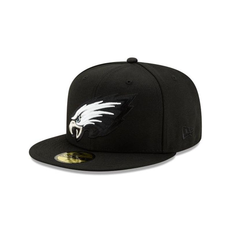 NFL Philadelphia Eagles Logo Elements 2.0 59Fifty Fitted (NBN9104) - Black New Era Caps